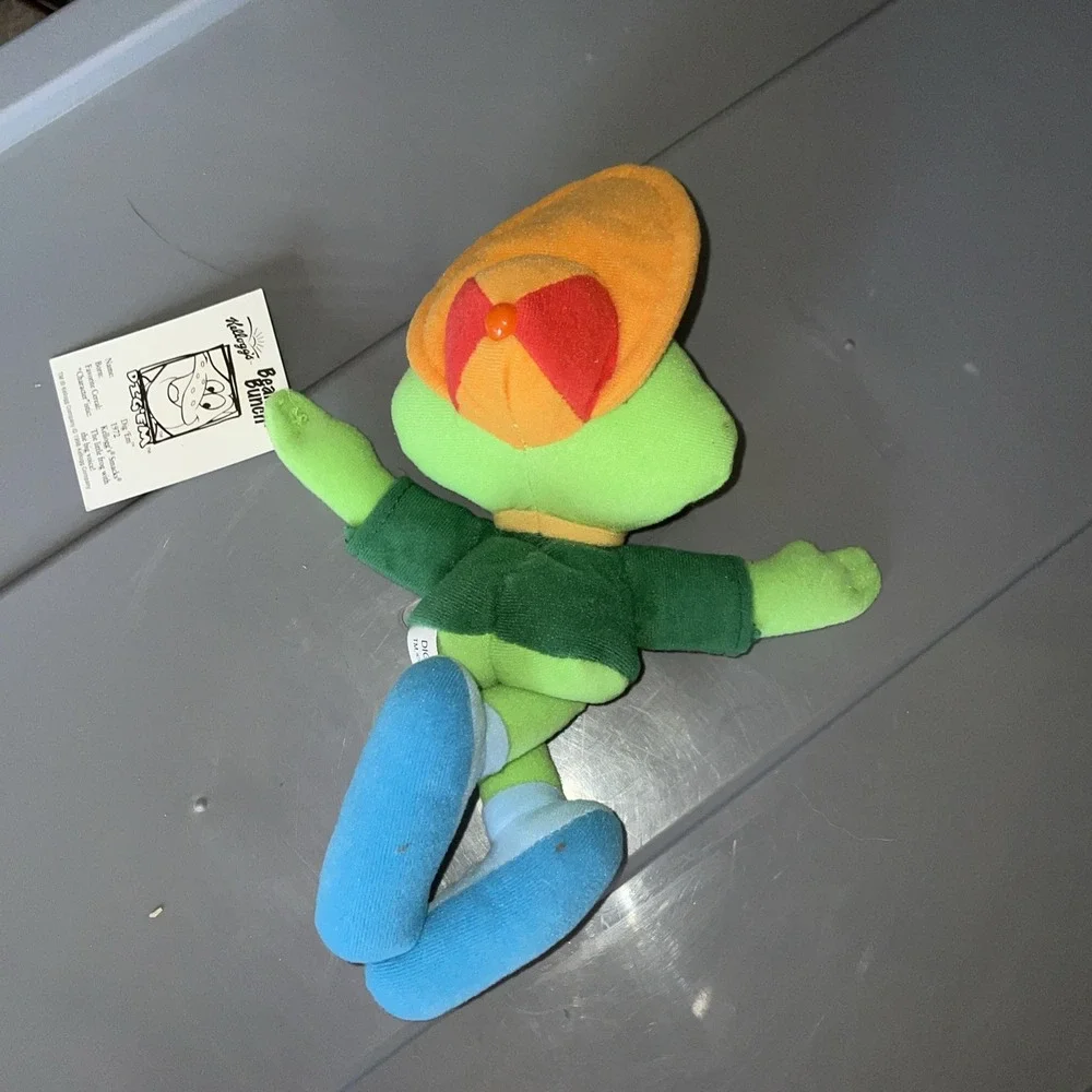 VINTAGE 1997 Kellogg's Smacks Dig Em Frog Bean Bag Plush